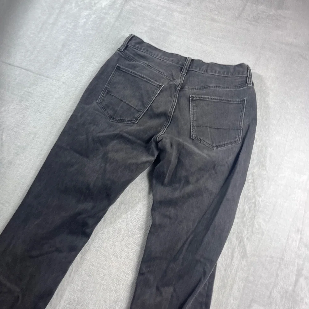 Banana Republic Travel Jean Mens 31x34 Athletic Fit Charcoal Gray Denim Pants